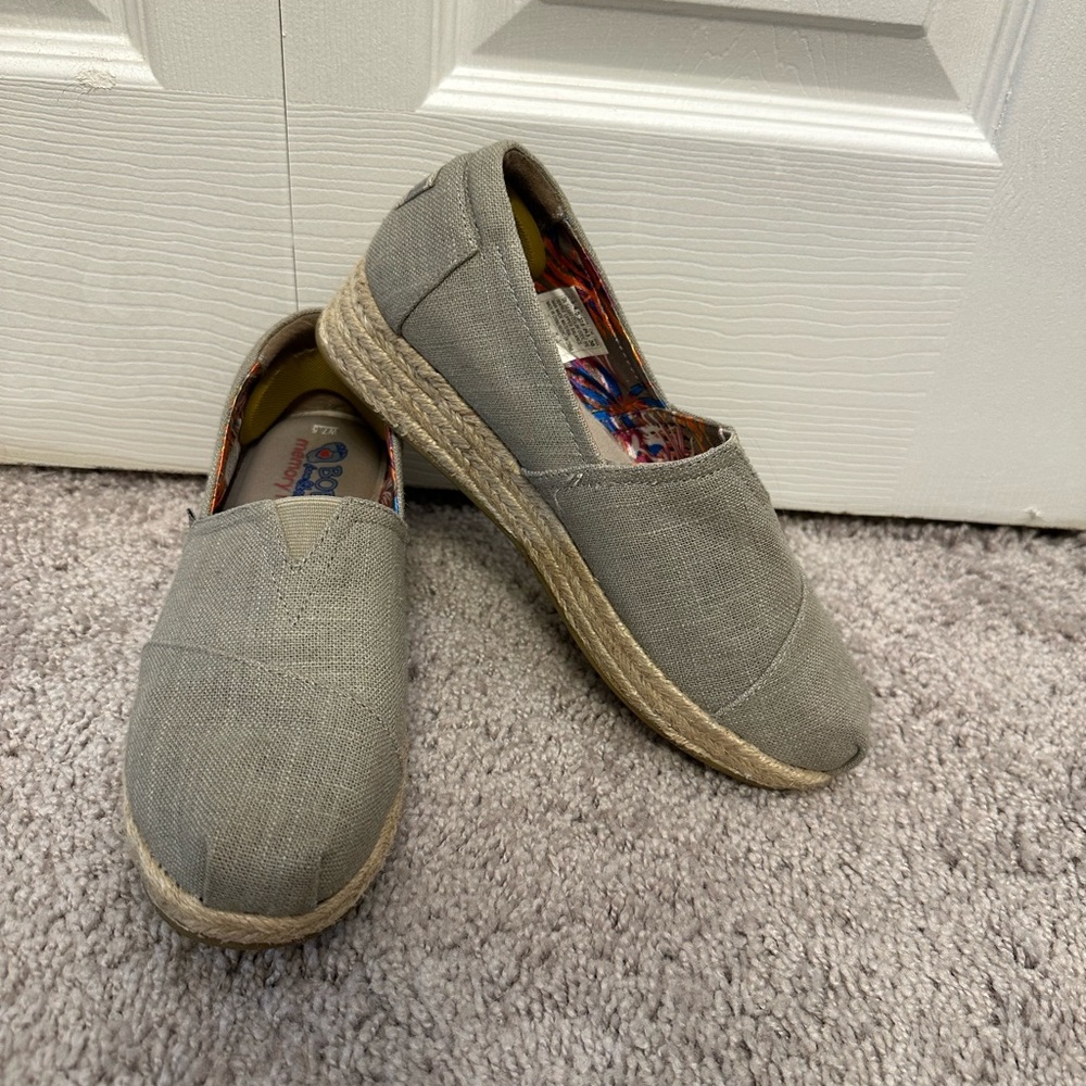 Gray Slip-On Espadrilles